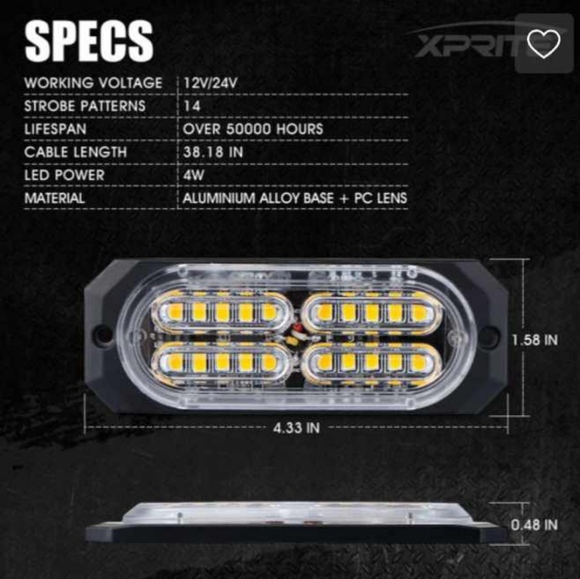 XPRITE Strobe light for car - Picture 3 of 4